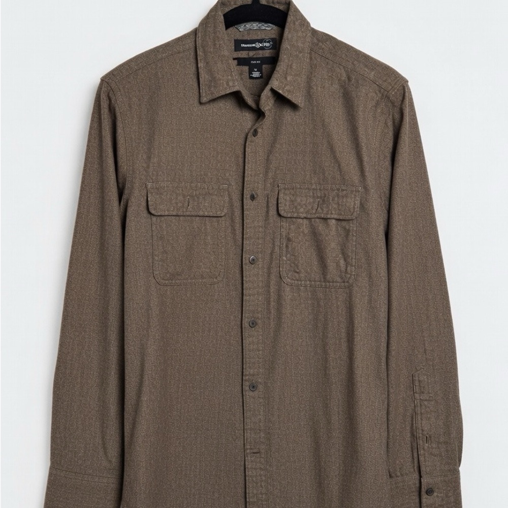 Banana Republic Taupe Long Sleeve Shirt
